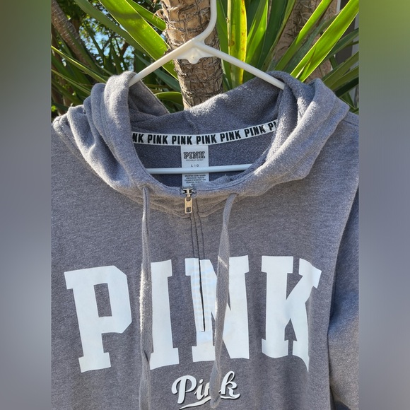 PINK Gray Sweater - Picture 3 of 4